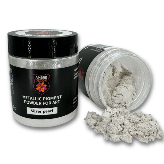 pearlescent metallic pigment for resin art deep casting decoupage laminating high quality ambredecor gold black pearl blackish green bronze brown chestnut cobalt blue cambridge coffee copper iridescent violet irradiant white jungle green light grey luster magic blue nacarat orange pink olive yellow satin bronze silk pearl silver