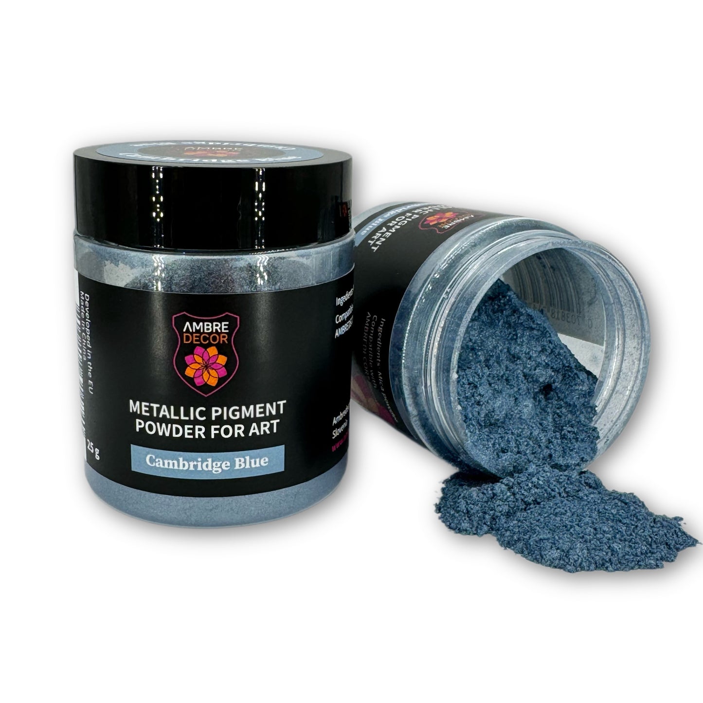 pearlescent metallic pigment for resin art deep casting decoupage laminating high quality ambredecor gold black pearl blackish green bronze brown canbridge blue