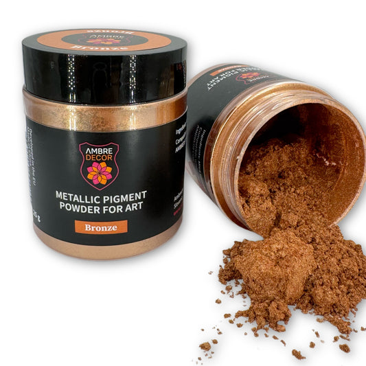 pearlescent metallic pigment for resin art deep casting decoupage laminating high quality ambredecor gold black pearl blackish green bronze brown