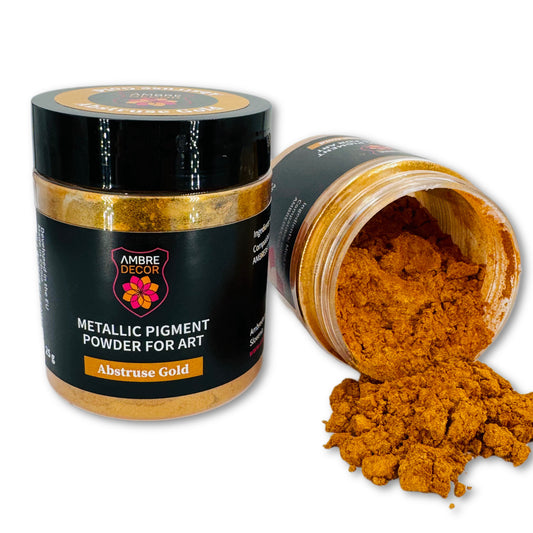 pearlescent metallic pigment for resin art deep casting decoupage laminating high quality ambredecor gold
