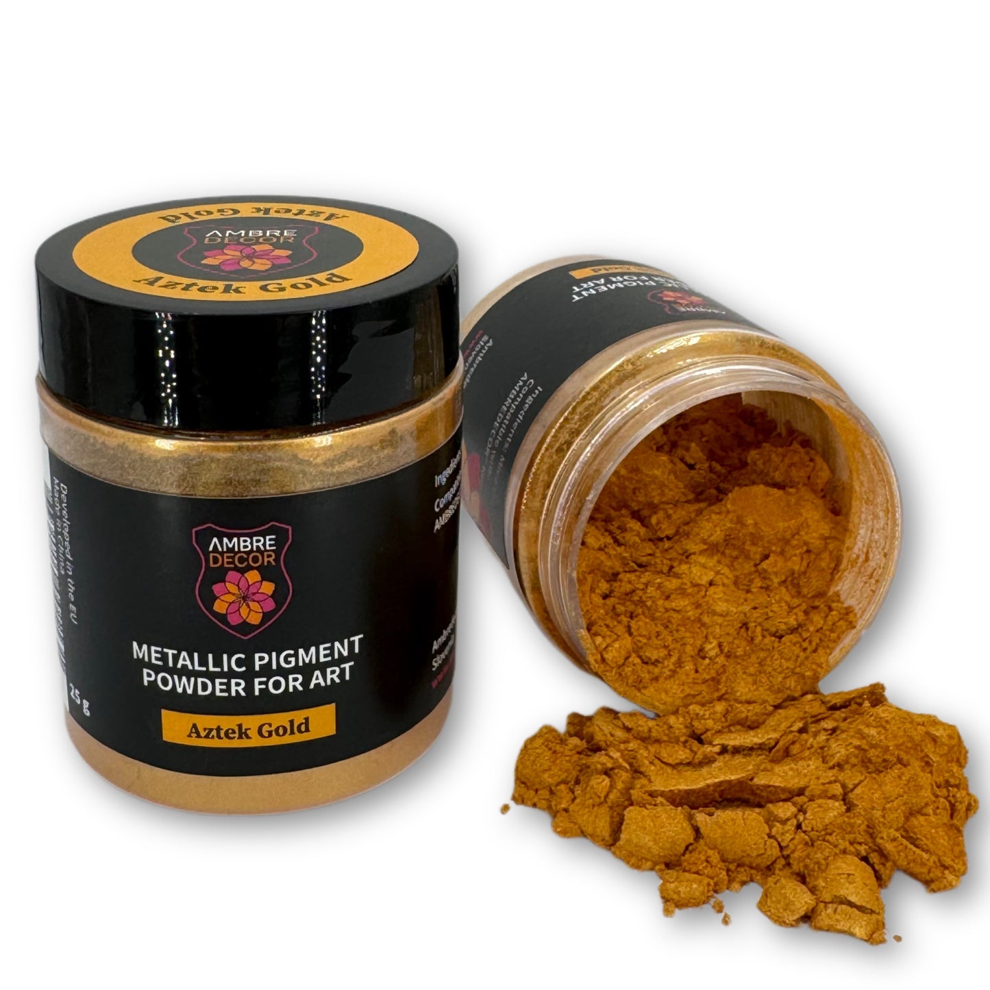 pearlescent metallic pigment for resin art deep casting decoupage laminating high quality ambredecor gold