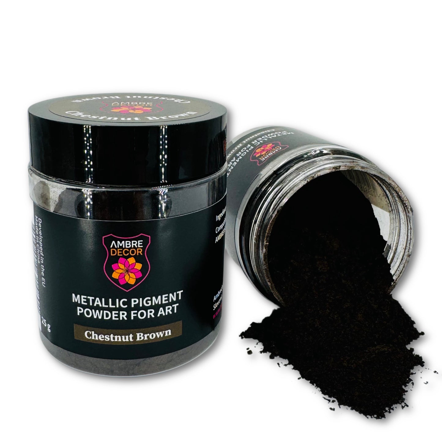 pearlescent metallic pigment for resin art deep casting decoupage laminating high quality ambredecor gold black pearl blackish green bronze brown chestnut