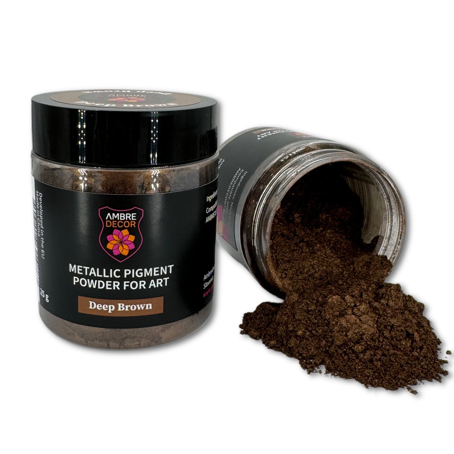 pearlescent metallic pigment for resin art deep casting decoupage laminating high quality ambredecor gold black pearl blackish green bronze brown chestnut cobalt blue cambridge coffee copper