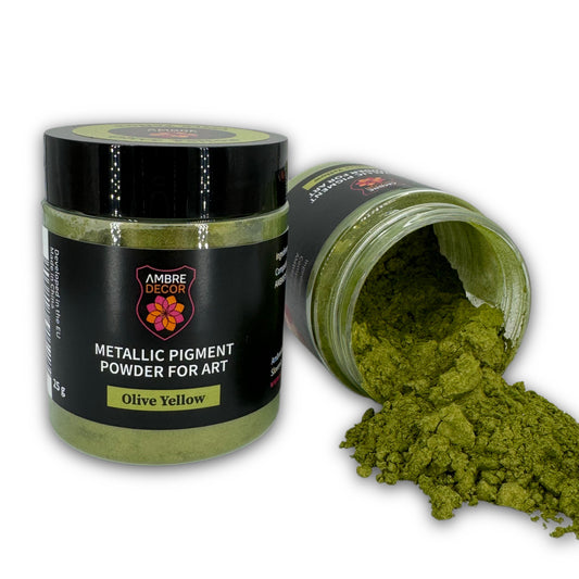 pearlescent metallic pigment for resin art deep casting decoupage laminating high quality ambredecor gold black pearl blackish green bronze brown chestnut cobalt blue cambridge coffee copper iridescent violet irradiant white jungle green light grey luster magic blue nacarat orange olive yellow