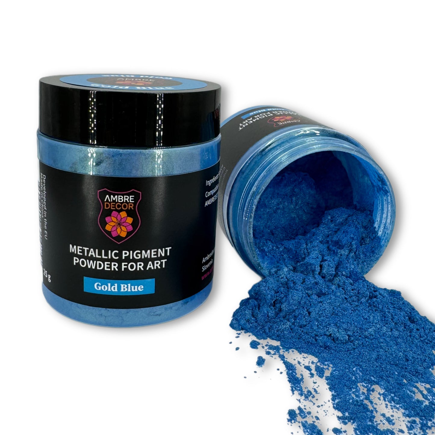 pearlescent metallic pigment for resin art deep casting decoupage laminating high quality ambredecor gold black pearl blackish green bronze brown chestnut cobalt blue cambridge coffee copper