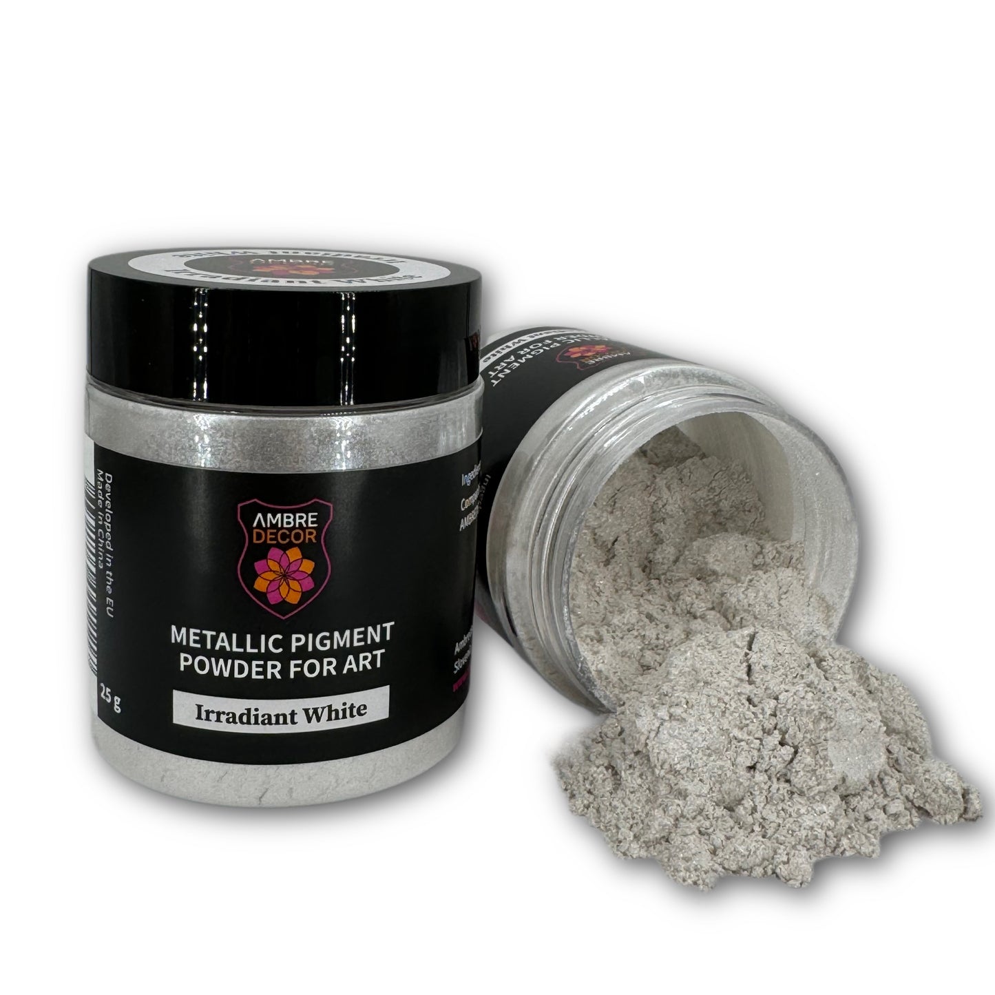 pearlescent metallic pigment for resin art deep casting decoupage laminating high quality ambredecor gold black pearl blackish green bronze brown chestnut cobalt blue cambridge coffee copper iridescent violet irradiant white