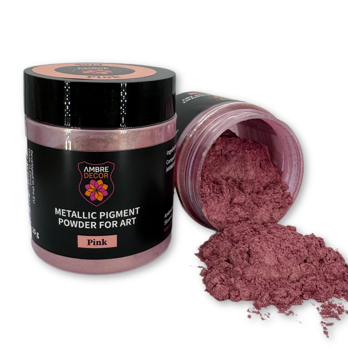 pearlescent metallic pigment for resin art deep casting decoupage laminating high quality ambredecor gold black pearl blackish green bronze brown chestnut cobalt blue cambridge coffee copper iridescent violet irradiant white jungle green light grey luster magic blue nacarat orange pink olive yellow