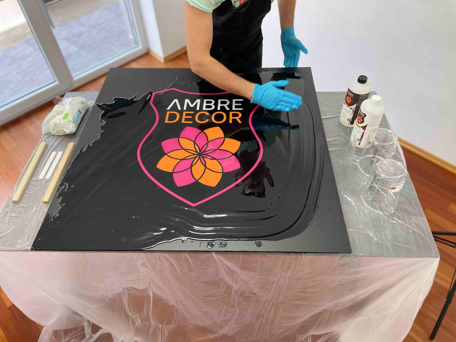 ambredecor resin art decoration design epoxy pigment pastes artresin