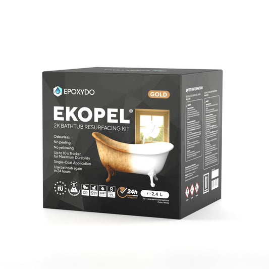 EKOPEL 2K GOLD bathtub resurfacing set