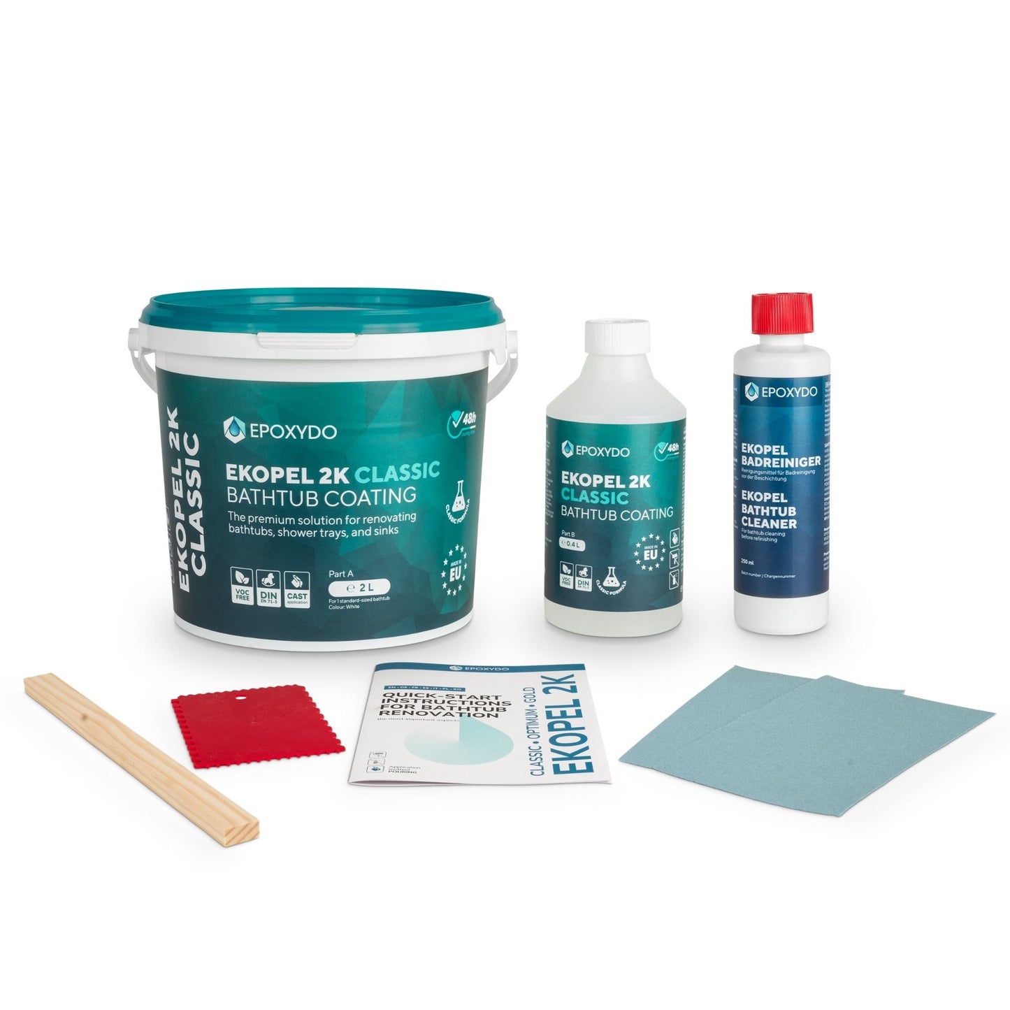 EKOPEL 2K Classic Bathtub resurfacing set