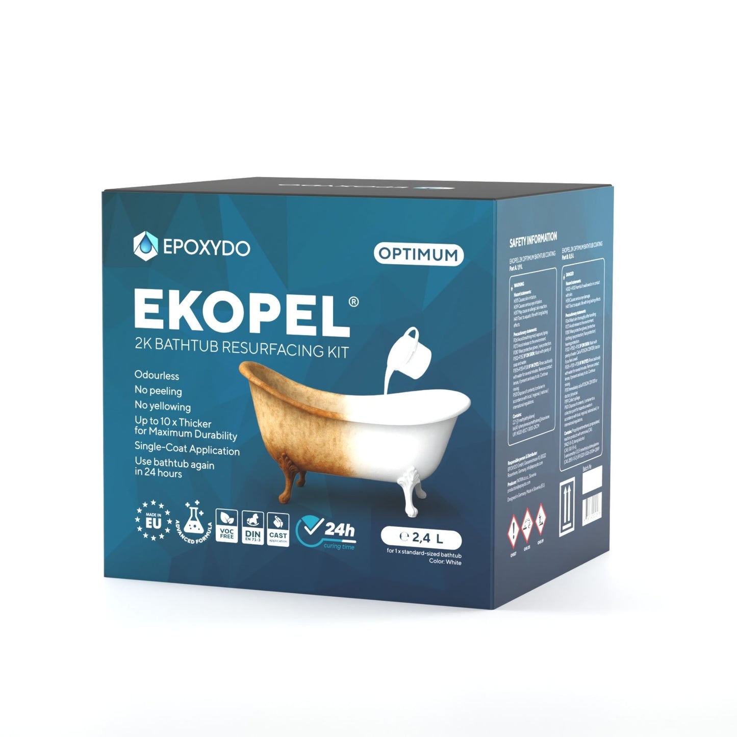 EKOPEL 2K Optimum Bathtub resurfacing set