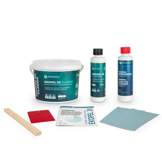 EKOPEL 2K Classic Shower tray resurfacing set